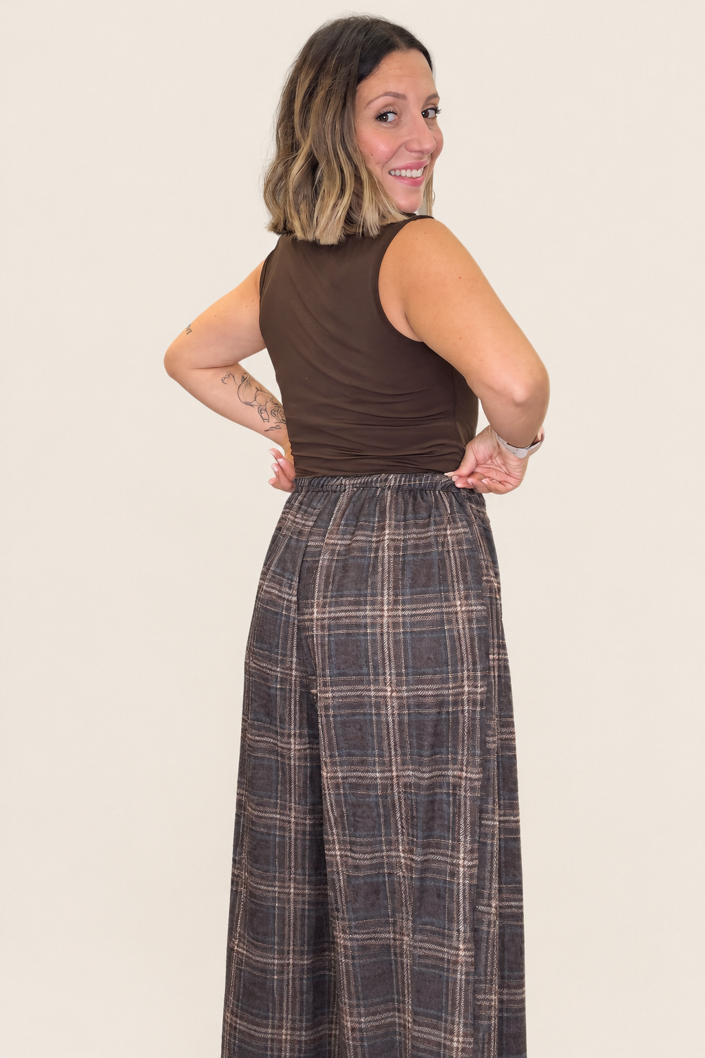 Pantalón Cuadros Gales