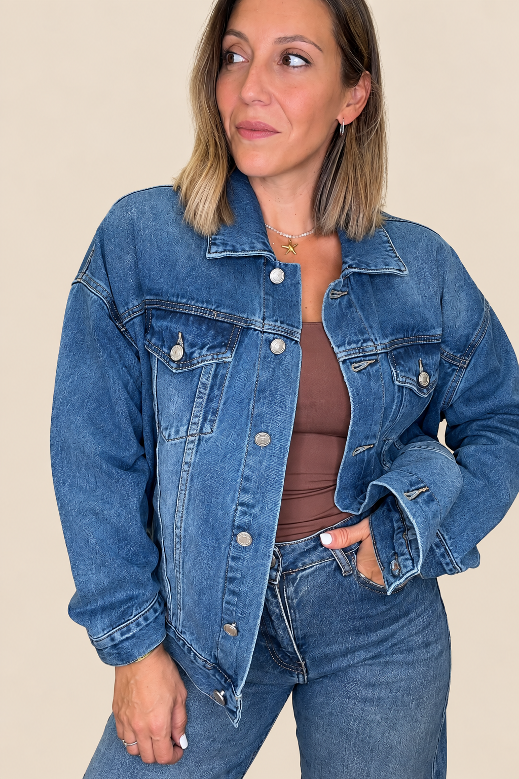 Chaqueta Denim Oversize