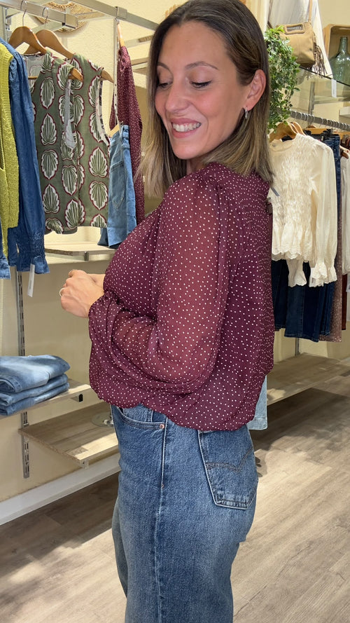Blusa Topitos